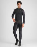 SPORTFUL Cycling winter long sleeve jersey - SRK THERMAL - black