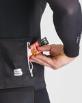 SPORTFUL Cycling winter long sleeve jersey - SRK THERMAL - black