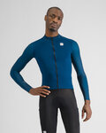 SPORTFUL Cycling winter long sleeve jersey - SRK THERMAL - blue