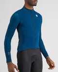 SPORTFUL Cycling winter long sleeve jersey - SRK THERMAL - blue