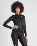 SPORTFUL Cycling winter long sleeve jersey - SRK THERMAL W - black