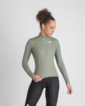 SPORTFUL Cycling winter long sleeve jersey - SRK THERMAL W - green