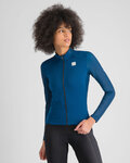 SPORTFUL Cycling winter long sleeve jersey - SRK THERMAL W - blue