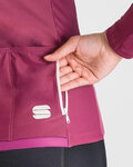 SPORTFUL Cycling winter long sleeve jersey - SRK THERMAL W - purple