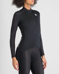 SPORTFUL Cycling winter long sleeve jersey - SRK THERMAL - black