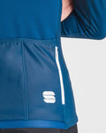SPORTFUL Cycling winter long sleeve jersey - SRK THERMAL - blue