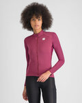 SPORTFUL Cycling winter long sleeve jersey - SRK THERMAL - pink