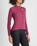 SPORTFUL Cycling winter long sleeve jersey - SRK THERMAL - pink