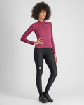 SPORTFUL Cycling winter long sleeve jersey - SRK THERMAL - pink