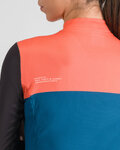 SPORTFUL Cycling winter long sleeve jersey - PISTA THERMAL W - blue/black/orange