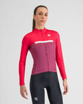 SPORTFUL Cycling winter long sleeve jersey - PISTA THERMAL W - pink