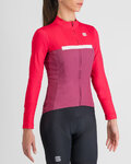 SPORTFUL Cycling winter long sleeve jersey - PISTA THERMAL W - pink