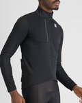 SPORTFUL Cycling thermal jacket - GIARA SOFTSHELL - black