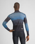SPORTFUL Cycling winter long sleeve jersey - FLOW SUPERGIARA THERMAL - blue
