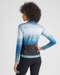 SPORTFUL Cycling winter long sleeve jersey - FLOW SUPERGIARA THERMAL W - blue