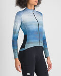 SPORTFUL Cycling winter long sleeve jersey - FLOW SUPERGIARA THERMAL W - blue