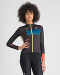 SPORTFUL Cycling winter long sleeve jersey - BREAKOUT SUPERGIARA THERMAL W - black/blue