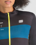SPORTFUL Cycling winter long sleeve jersey - BREAKOUT SUPERGIARA THERMAL W - black/blue