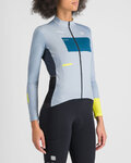 SPORTFUL Cycling winter long sleeve jersey - BREAKOUT SUPERGIARA THERMAL W - grey/blue