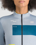 SPORTFUL Cycling winter long sleeve jersey - BREAKOUT SUPERGIARA THERMAL W - grey/blue