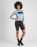 SPORTFUL Cycling winter long sleeve jersey - BREAKOUT SUPERGIARA THERMAL W - grey/blue