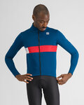 SPORTFUL Cycling thermal jacket - NEO SOFTSHELL - blue