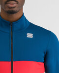 SPORTFUL Cycling thermal jacket - NEO SOFTSHELL - blue