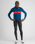 SPORTFUL Cycling thermal jacket - NEO SOFTSHELL - blue