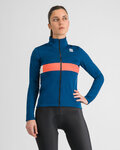 SPORTFUL Cycling thermal jacket - NEO SOFTSHELL W - blue