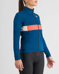 SPORTFUL Cycling thermal jacket - NEO SOFTSHELL W - blue