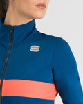 SPORTFUL Cycling thermal jacket - NEO SOFTSHELL W - blue