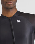 SPORTFUL Cycling summer long sleeve jersey - SUPERNOVA - black