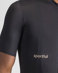 SPORTFUL Cycling short sleeve jersey - CLASSIC - black