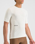 SPORTFUL Cycling short sleeve t-shirt - SUPERGIARA - white
