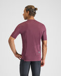 SPORTFUL Cycling short sleeve t-shirt - SUPERGIARA - bordeaux