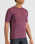 SPORTFUL Cycling short sleeve t-shirt - SUPERGIARA - bordeaux