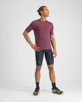 SPORTFUL Cycling short sleeve t-shirt - SUPERGIARA - bordeaux