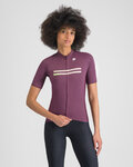 SPORTFUL Cycling short sleeve jersey - STARLIGHT W - bordeaux