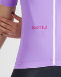 SPORTFUL Cycling short sleeve jersey - CLASSIC - purple