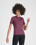 SPORTFUL Cycling short sleeve t-shirt - SUPERGIARA W - bordeaux