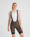 SPORTFUL Cycling bib shorts - GIARA 2 - brown