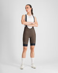 SPORTFUL Cycling bib shorts - GIARA 2 - brown
