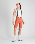SPORTFUL Cycling bib shorts - PULSE - orange