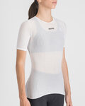 SPORTFUL Cycling short sleeve t-shirt - PRO BASELAYER W - white