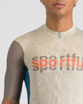 SPORTFUL Cycling short sleeve jersey - SUPERGIARA LOGO - grey