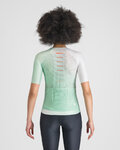 SPORTFUL Cycling short sleeve jersey - LIGHT W - green/white
