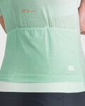 SPORTFUL Cycling short sleeve jersey - LIGHT W - green/white