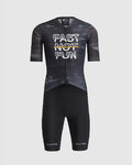 SPORTFUL Cycling skinsuit - FAST NOT FUN - black