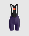 SPORTFUL Cycling bib shorts - COLORFUL PULSE W - purple