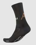 SPORTFUL Cyclingclassic socks - RIDE DOLOMITES - black/yellow